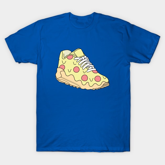 Pizza Sneaker T-Shirt by SuperrSunday